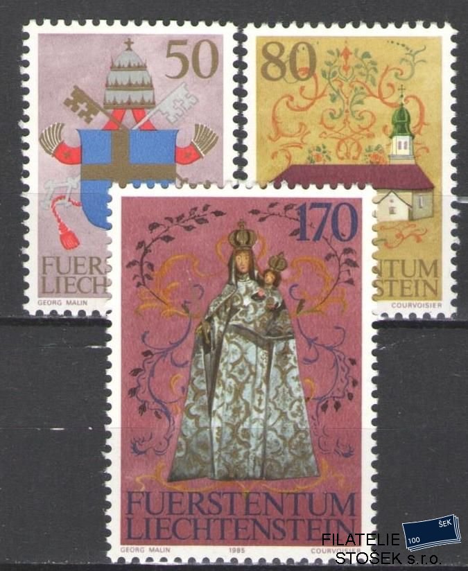 Liechtenstein známky Mi 878-80