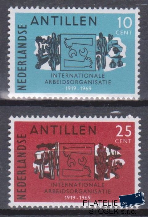 Niederlandse Antillen známky Mi 208-9