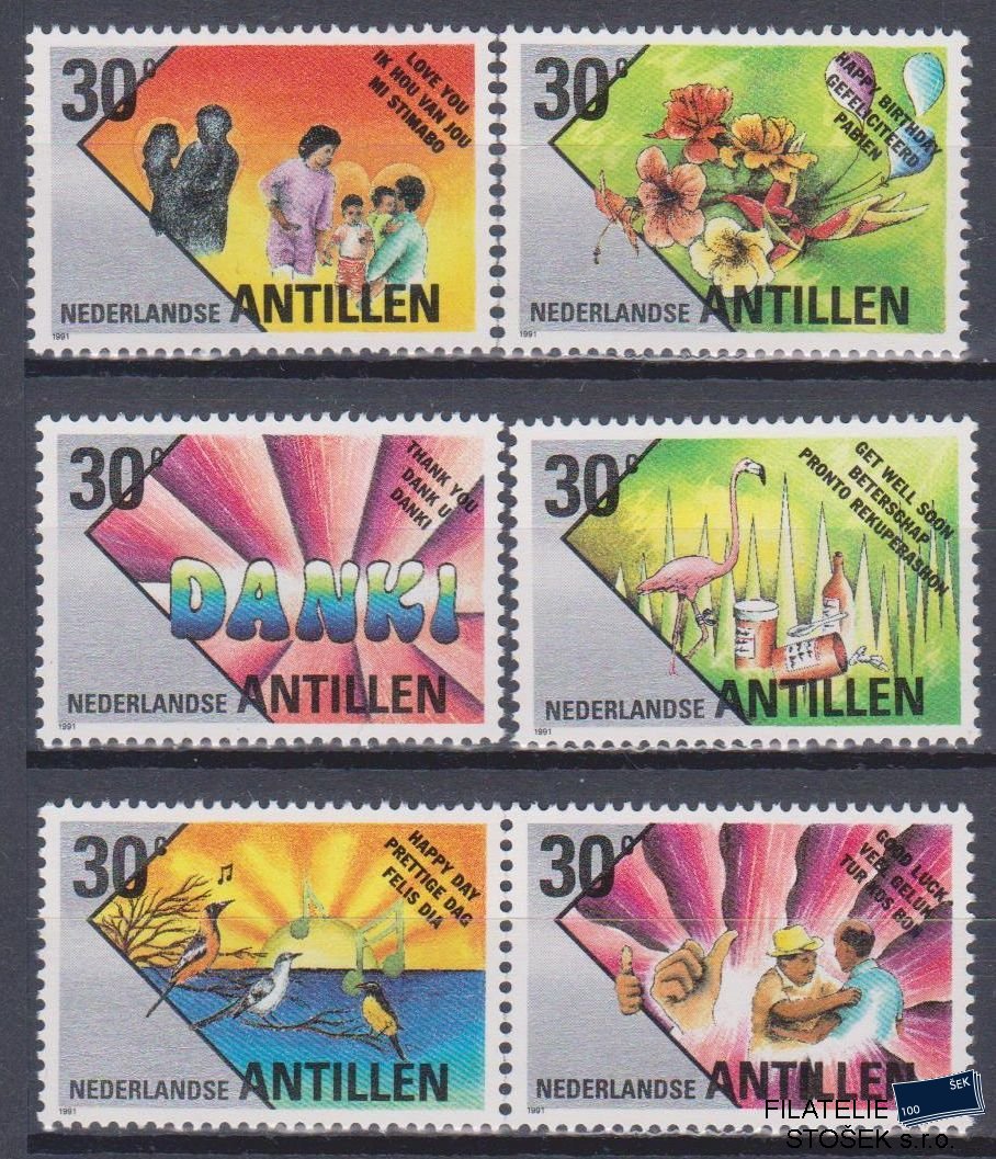 Niederlandse Antillen známky Mi 717-22