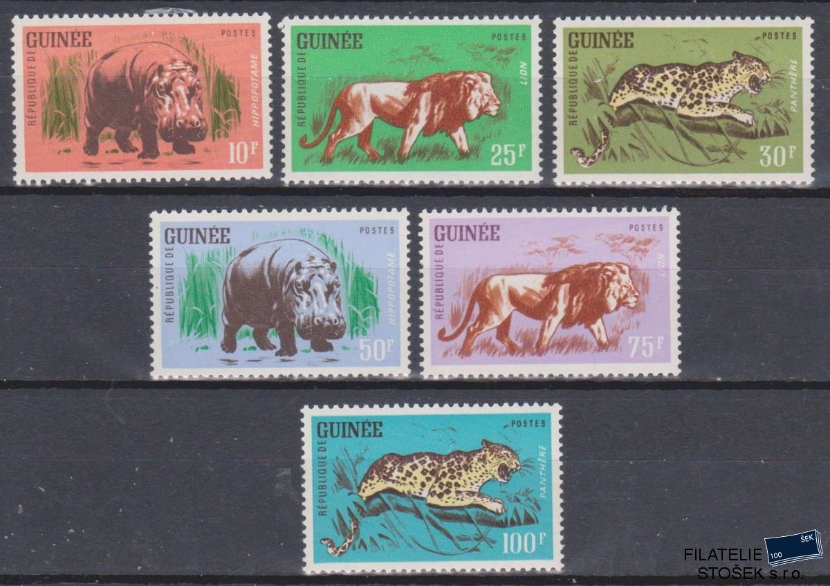 Guinea fr. známky Mi 0128-33