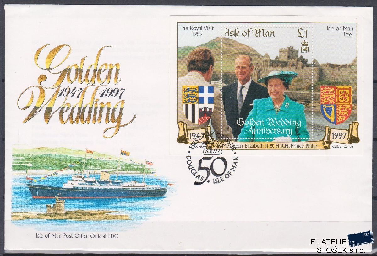 Isle of Man známky Mi Blok 31 FDC