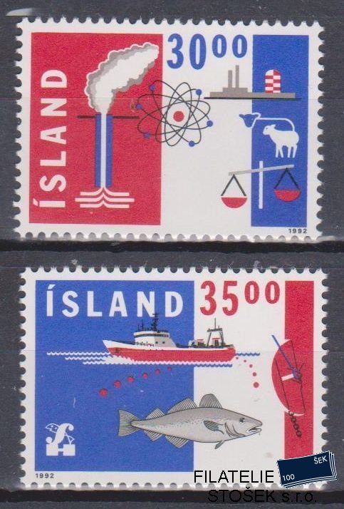 Island známky Mi 766-67