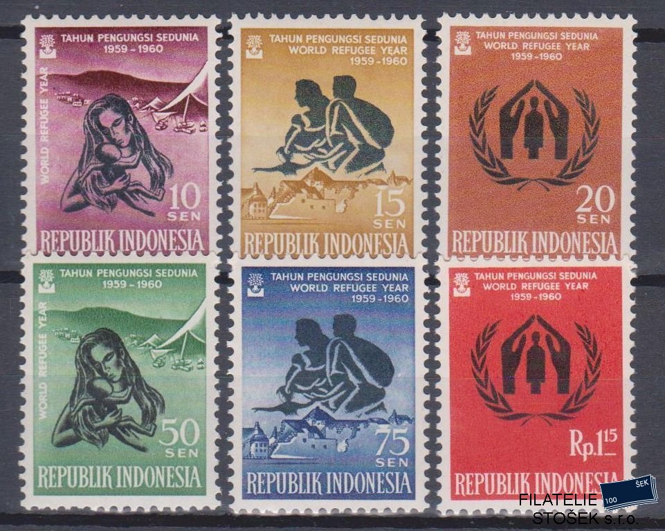 Indonesie známky Mi 263-68