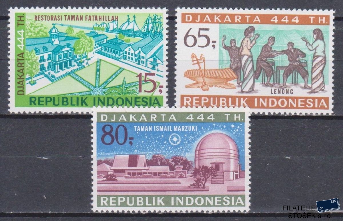 Indonesie známky Mi 688-90