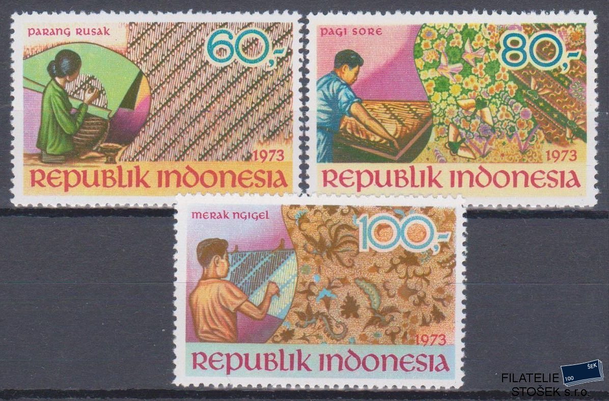 Indonesie známky Mi 740-42