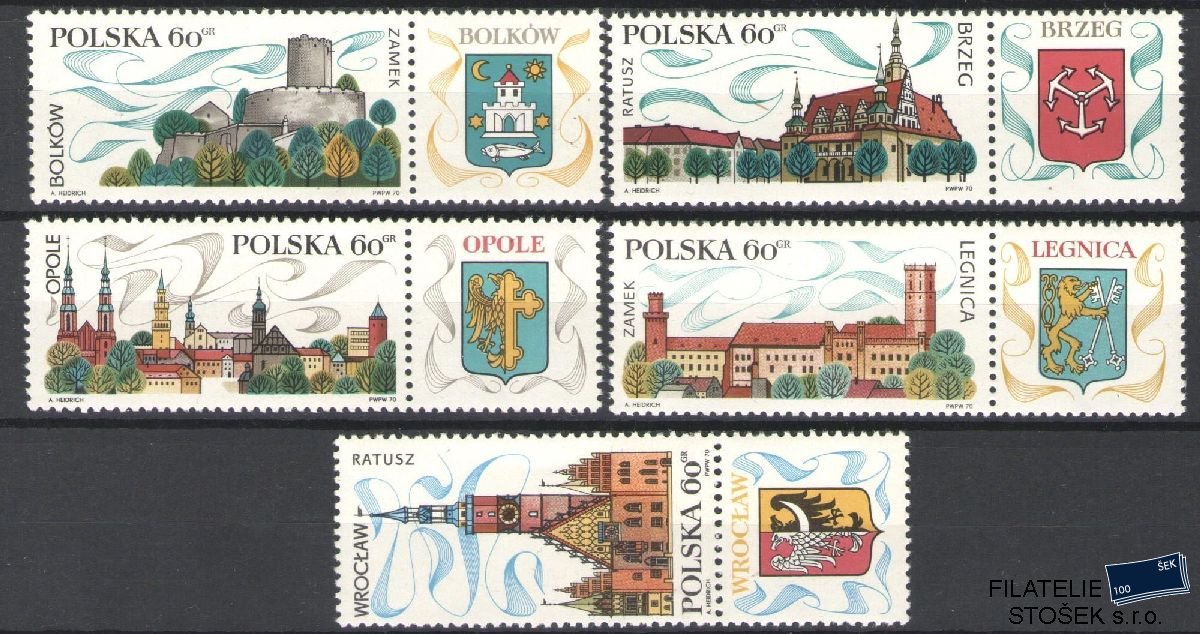 Polsko známky Mi 2001-5