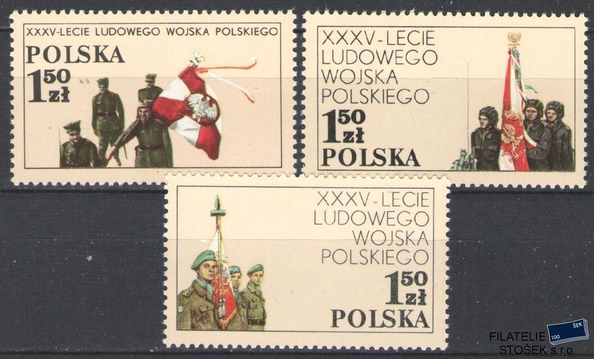 Polsko známky Mi 2578-80