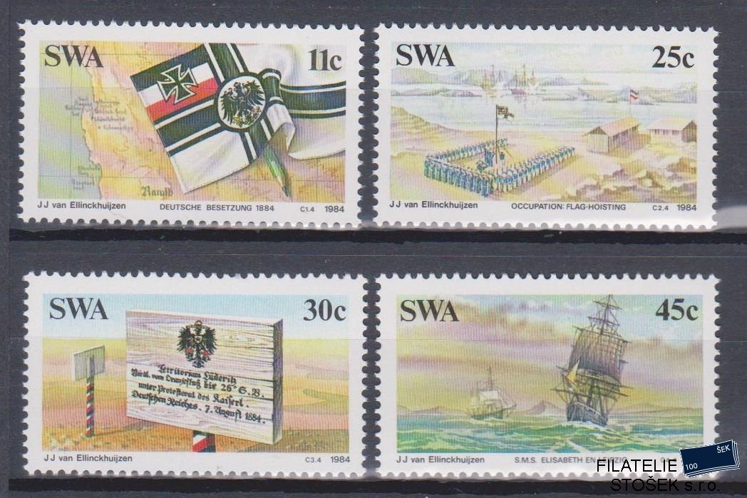 South West Afrika známky Mi 558-61