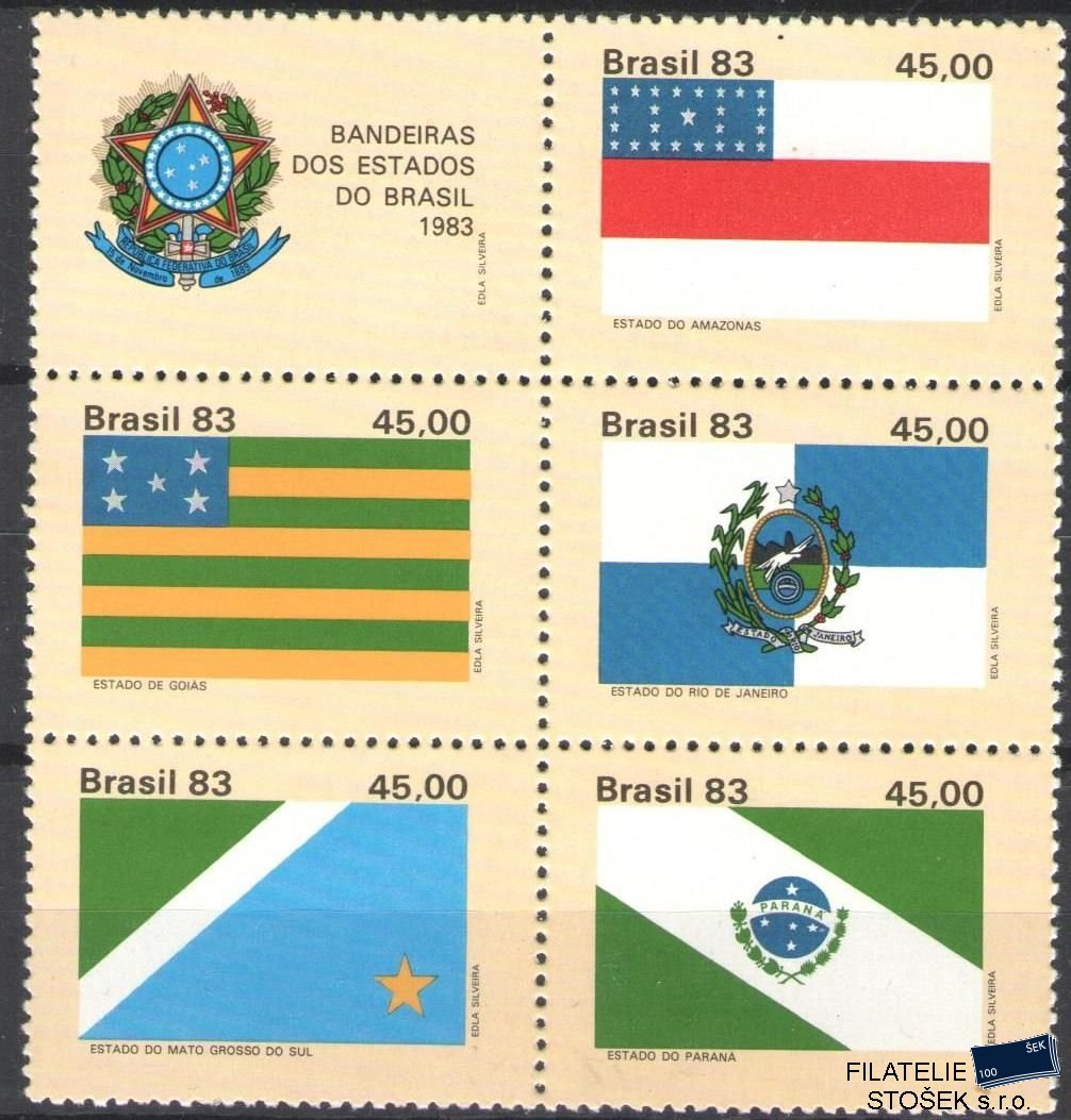 Brazílie známky Mi 2008-12