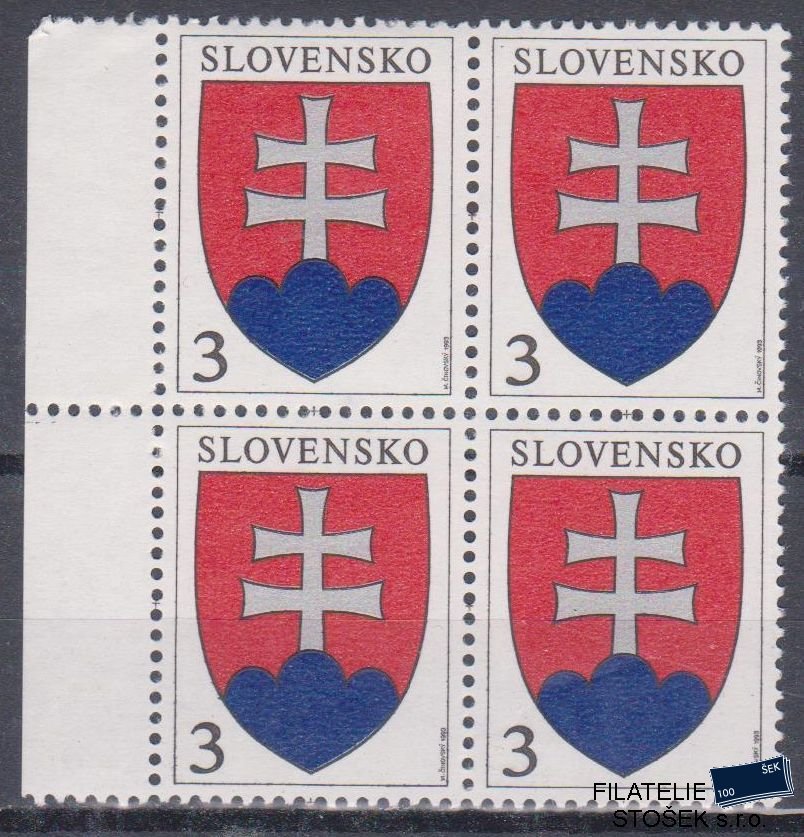 Slovensko známky 2 4 Blok