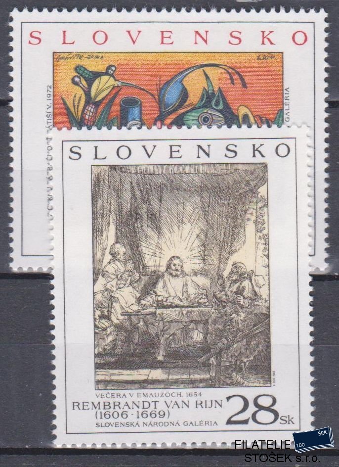 Slovensko známky 364-65