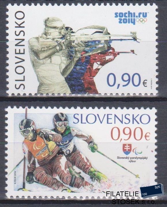 Slovensko známky 556-57