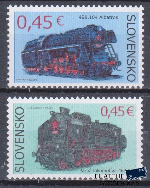 Slovensko známky 586-87