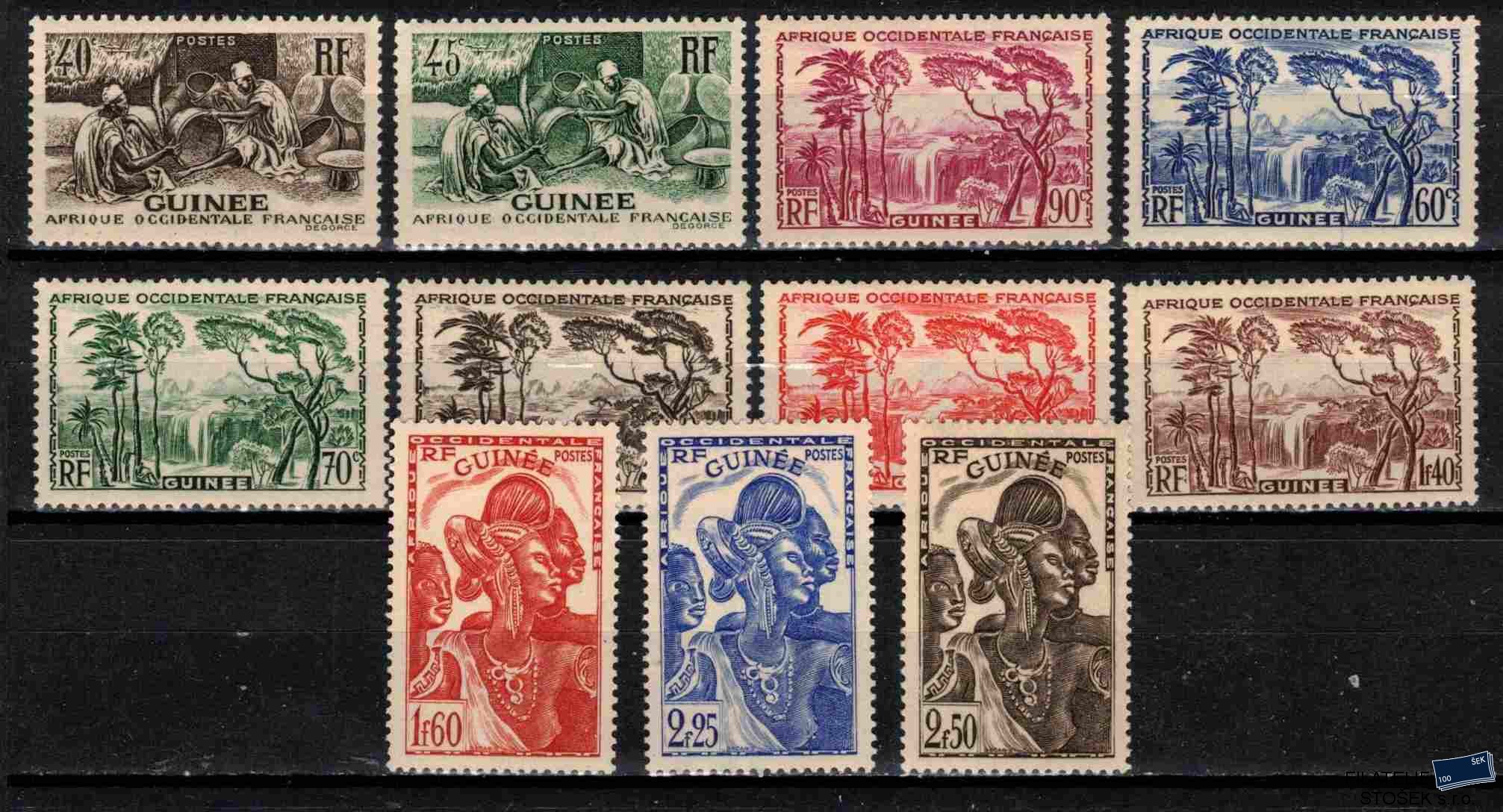 Guinée známky Yv 158-68