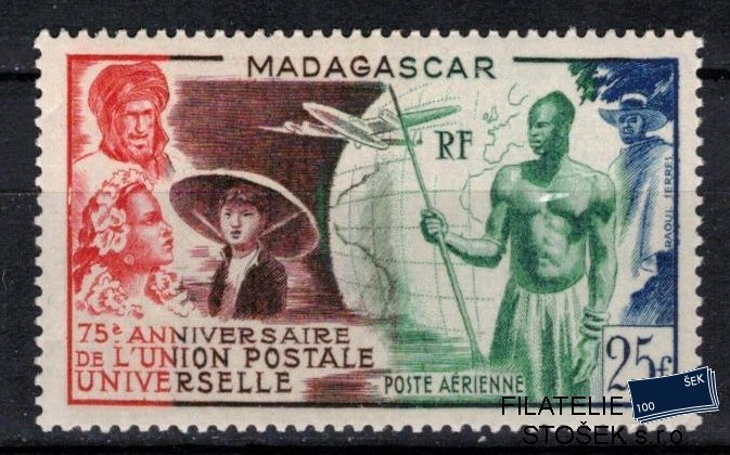 Madagascar známky 1949 UPU