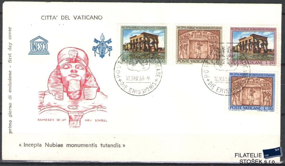 Vatikán celistvosti Mi 446-49 FDC