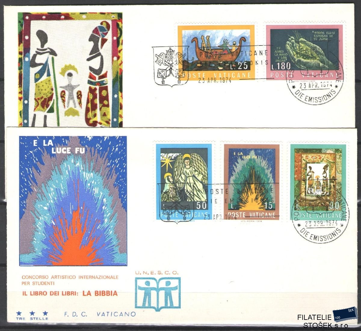 Vatikán celistvosti Mi 635-39 FDC