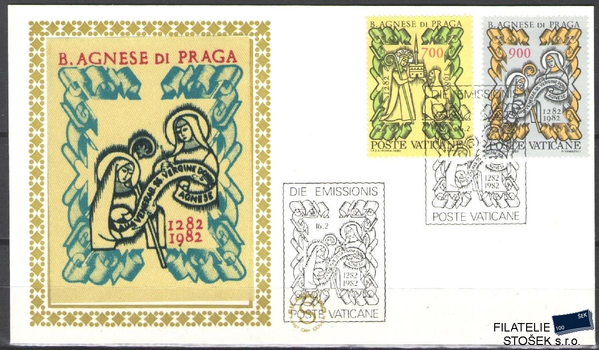 Vatikán celistvosti Mi 803-804 FDC