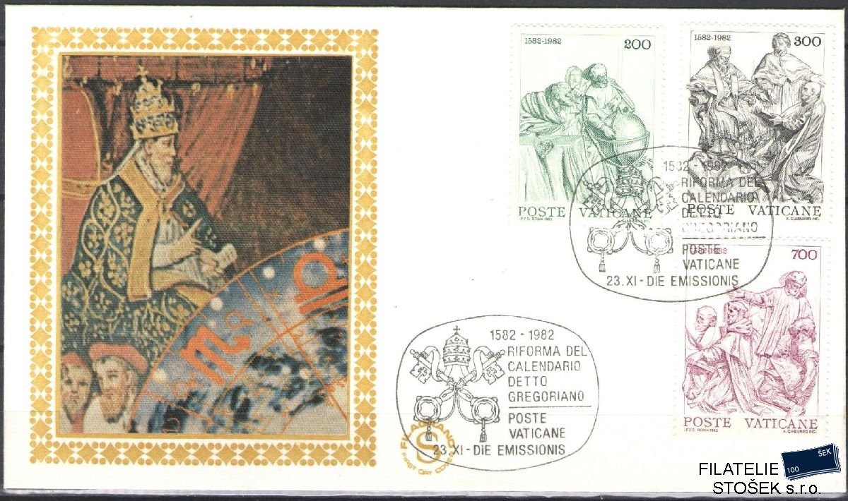 Vatikán celistvosti Mi 811-13 FDC