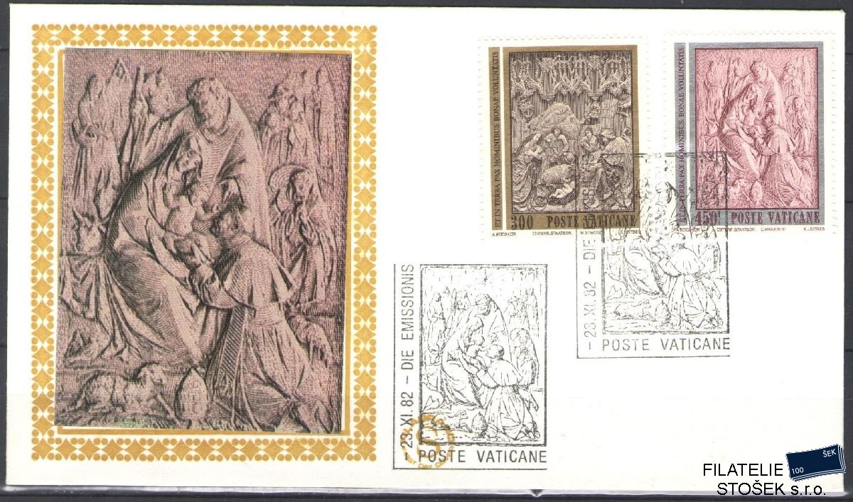 Vatikán celistvosti Mi 814-15 FDC