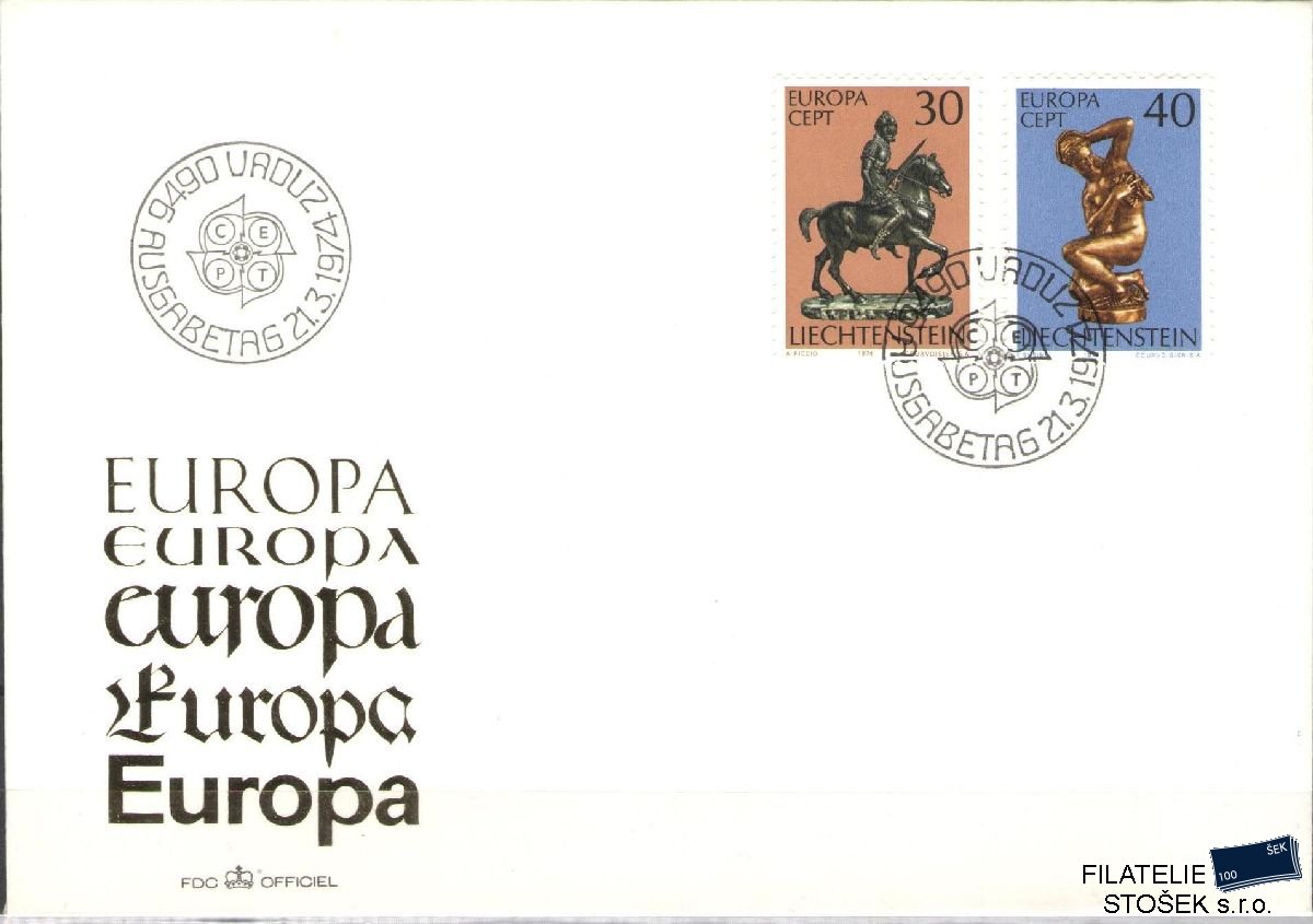 Liechtenstein celistvosti Mi 600-1 FDC