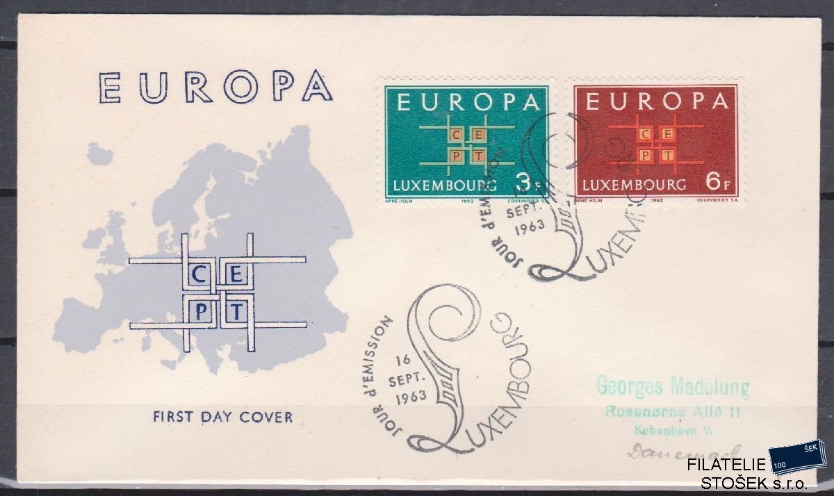 Lucembursko celistvosti Mi 680-81 FDC