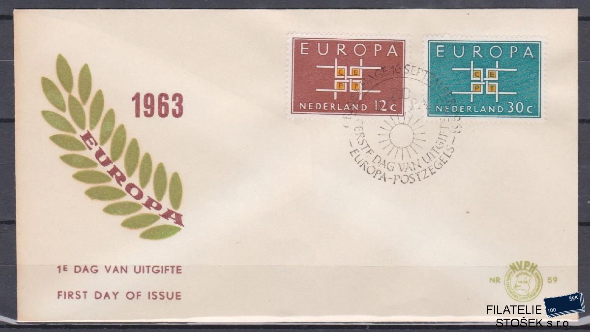 Holandsko celistvosti Mi 806-7 FDC