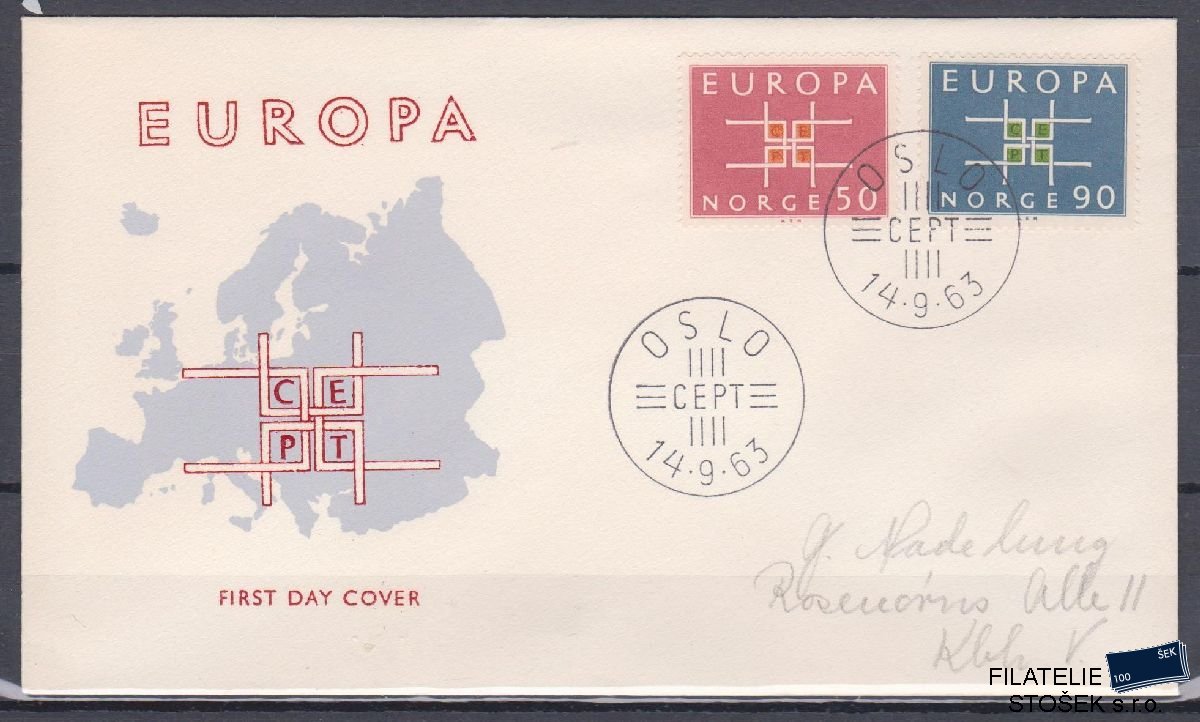 Norsko celistvosti Mi 498-99 FDC