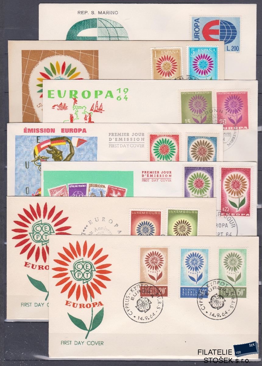 Europa Cept partie celistvostí 1964 - FDC