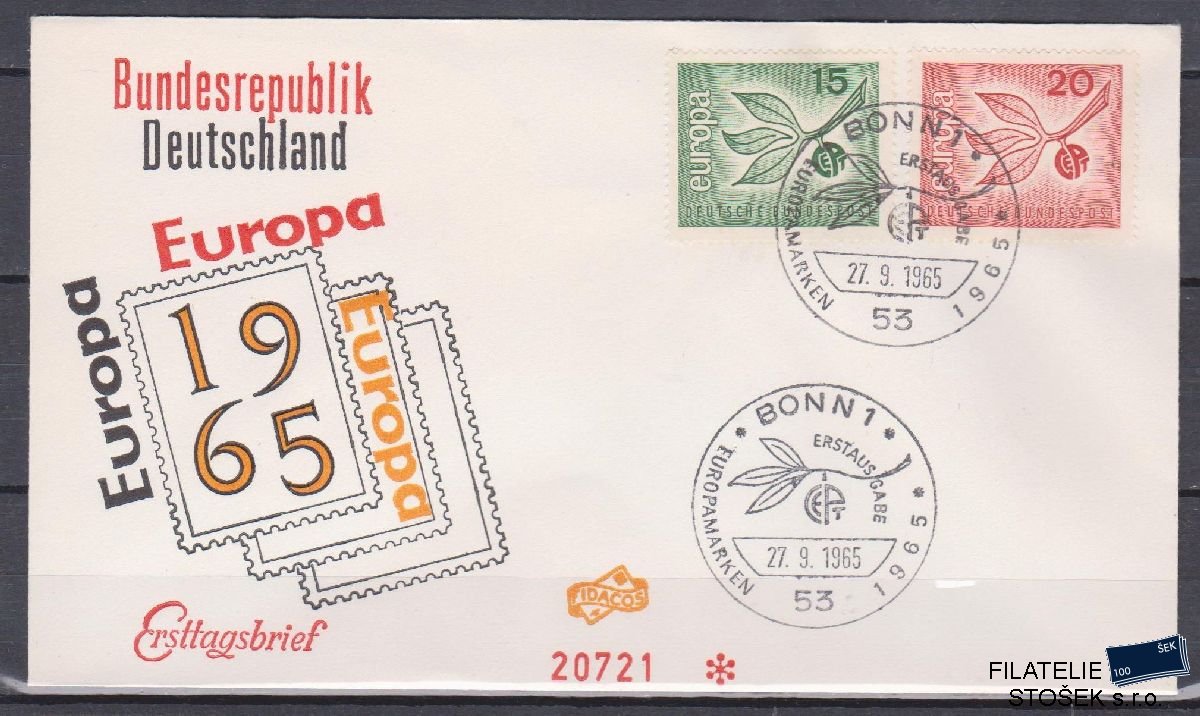 Německo celistvosti Mi 483-84 FDC