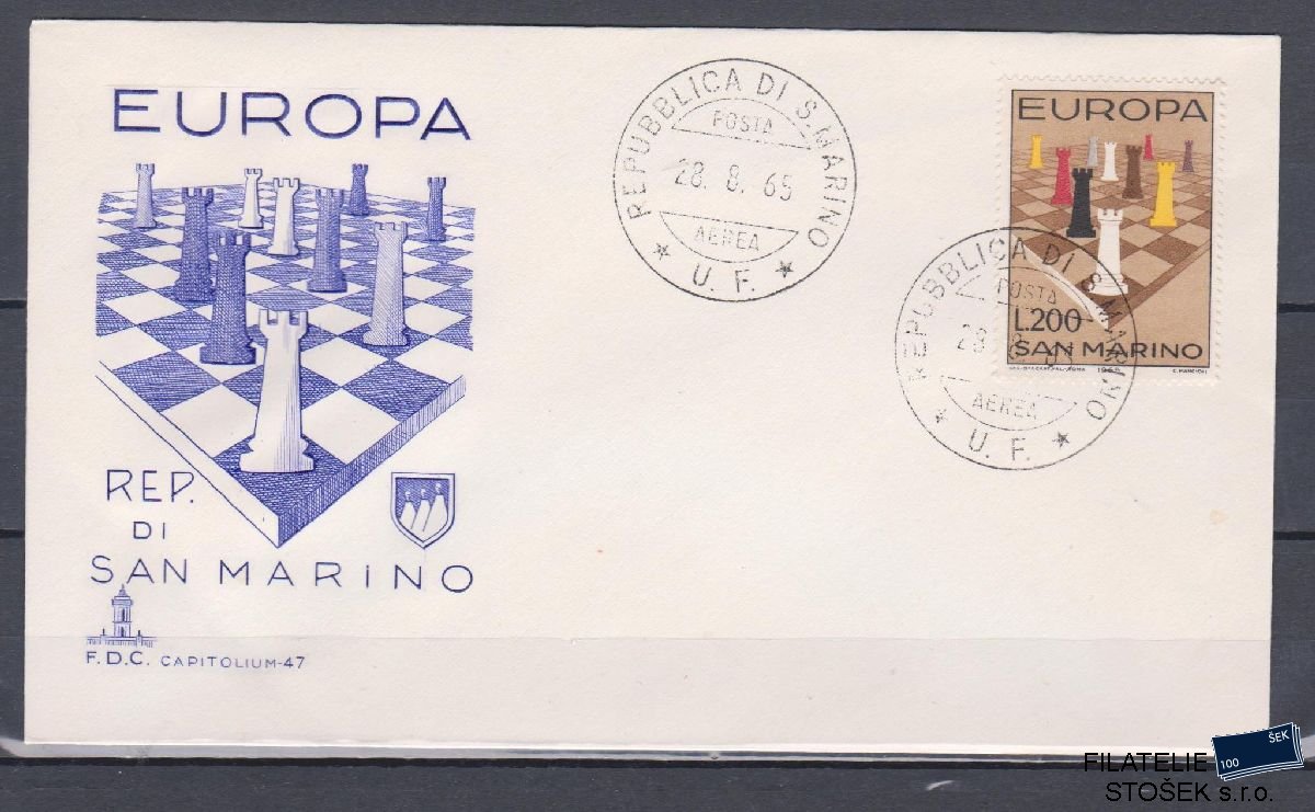 San Marino celistvosti Mi 842 FDC