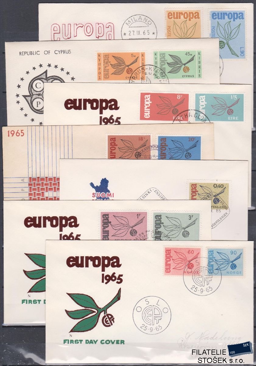 Europa Cept partie celistvostí 1965 - FDC