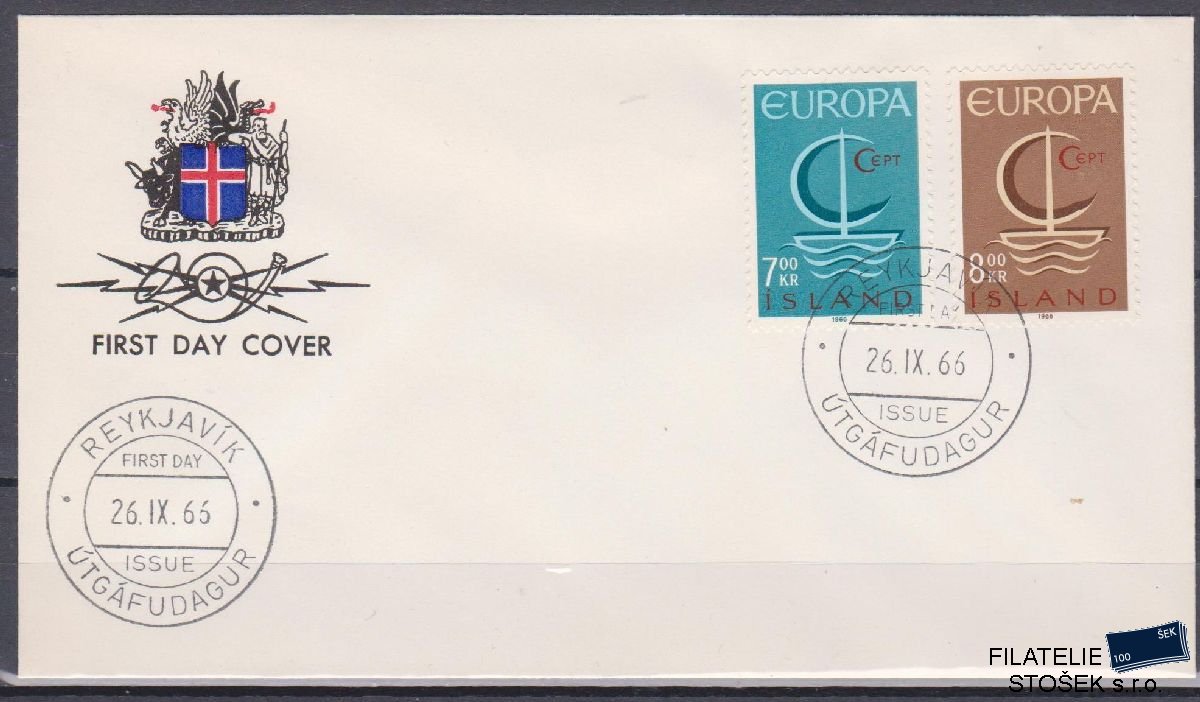 Island celistvosti Mi 404-5 FDC