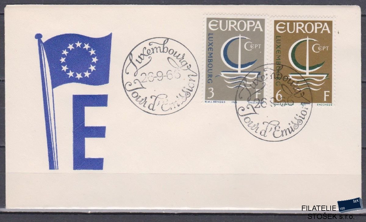 Lucembursko celistvosti Mi 733-34 FDC