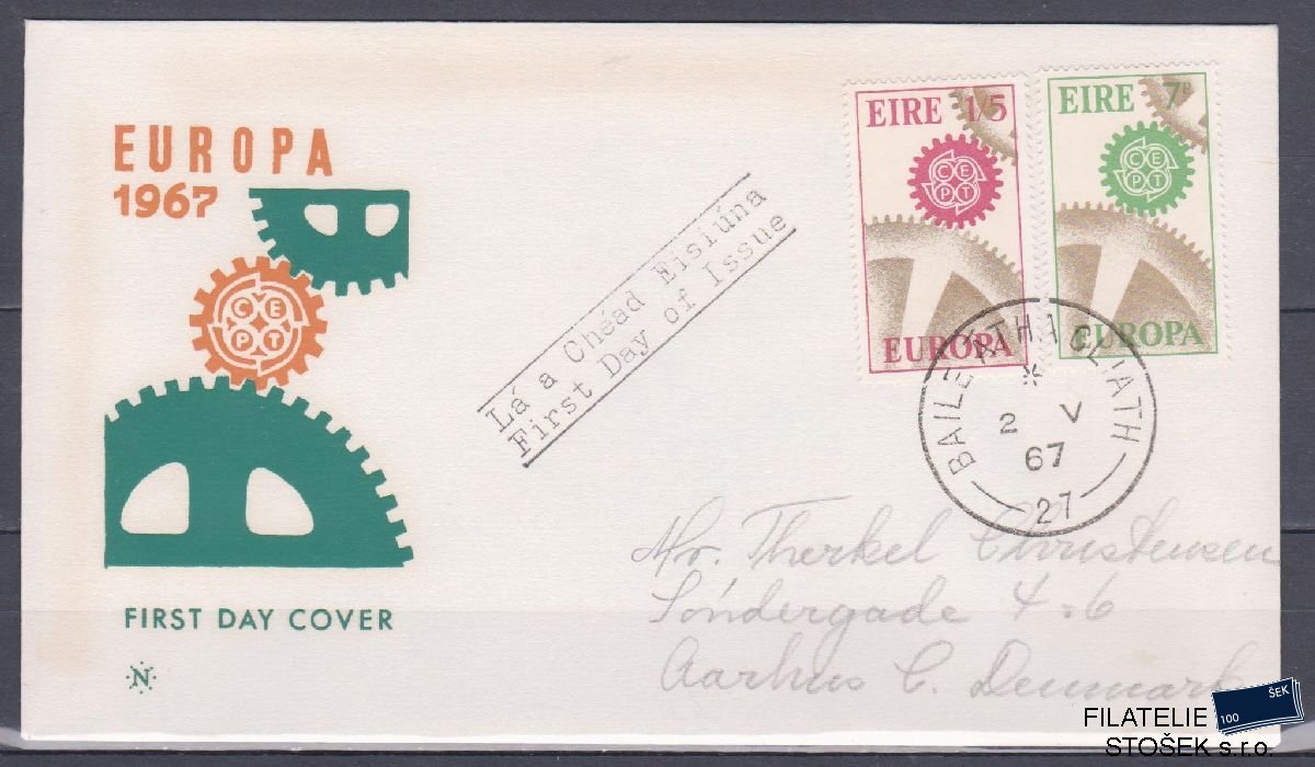 Irsko celistvosti Mi 192-93 FDC