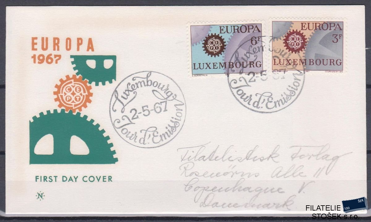 Lucembursko celistvosti Mi 748-49 FDC