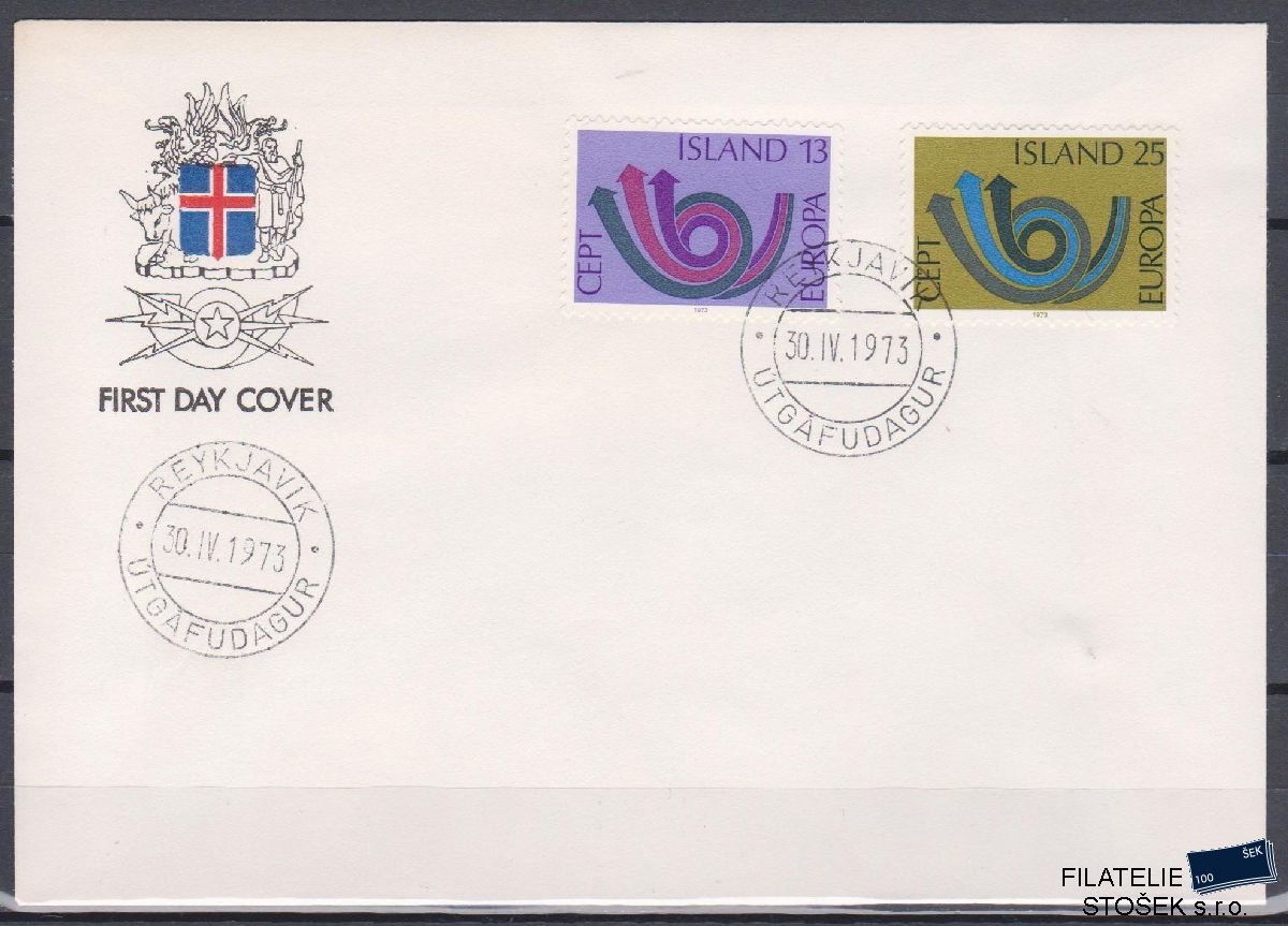 Island celistvosti Mi 471-72 FDC