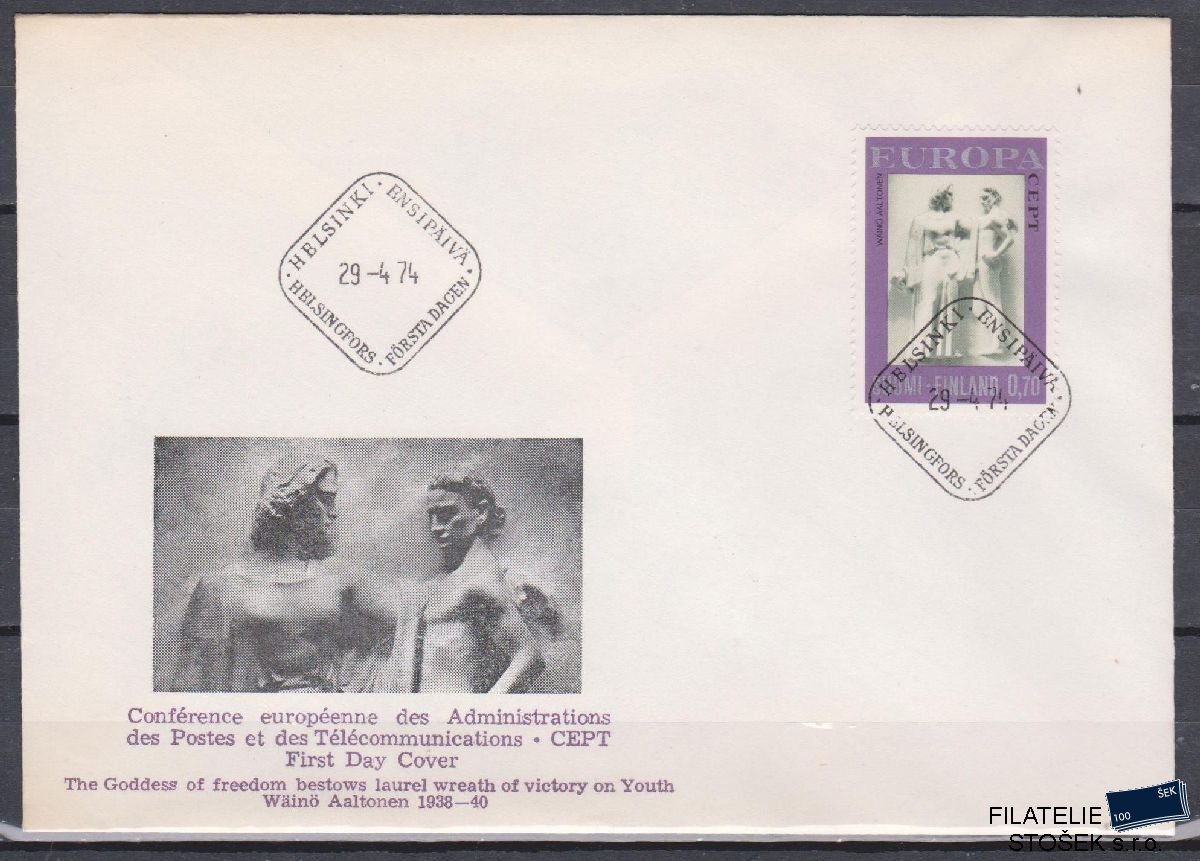 Finsko celistvosti Mi 749 FDC