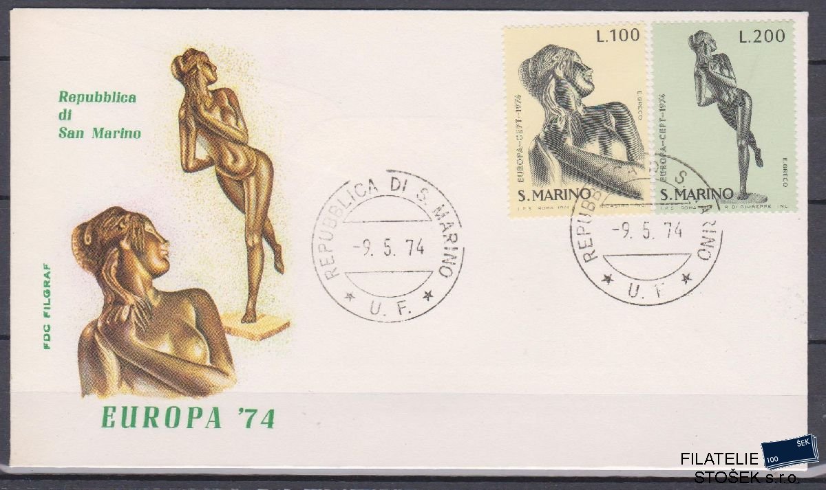 San Marino celistvosti Mi 1067-68 FDC