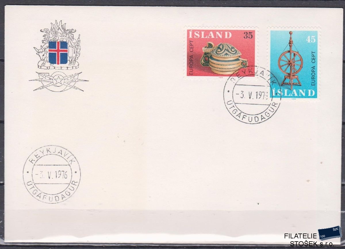 Island celistvosti Mi 514-15 FDC