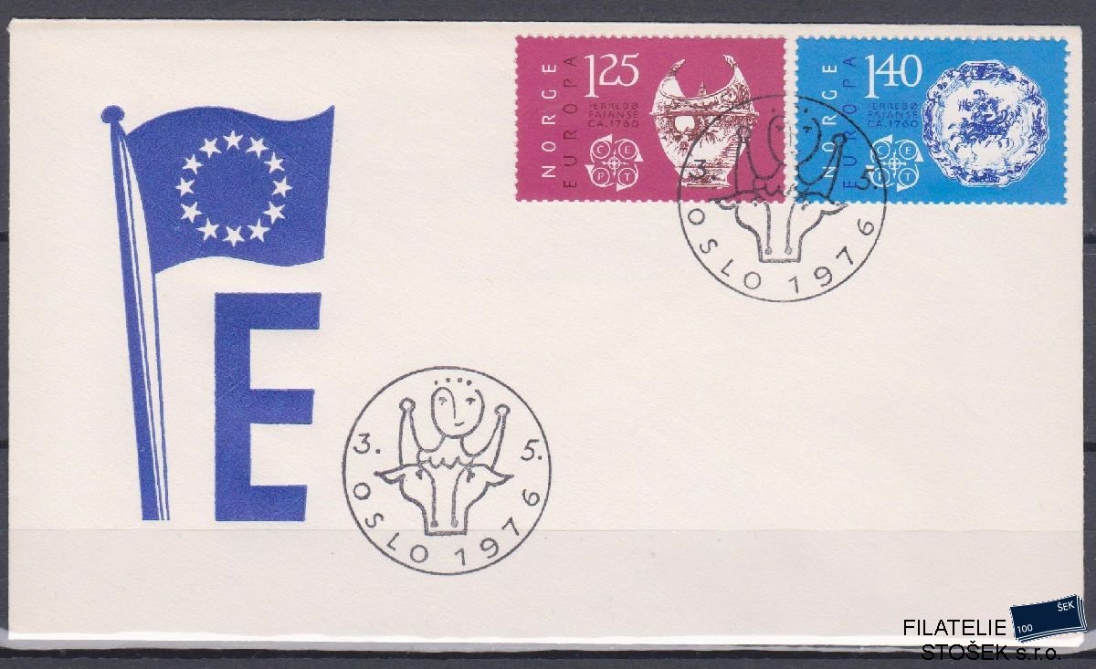 Norsko celistvosti Mi 724-25 FDC