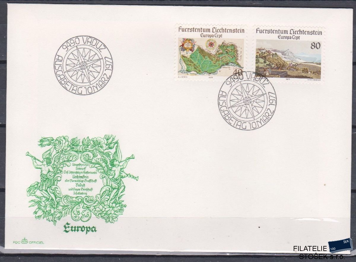 Liechtenstein celistvosti Mi 667-68 FDC