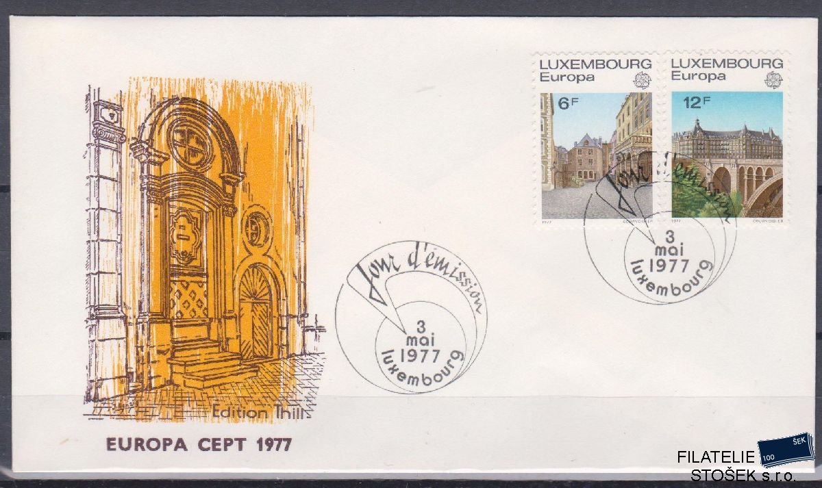 Lucembursko celistvosti Mi 945-46 FDC