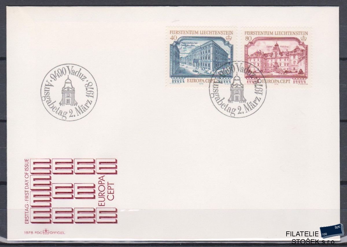 Liechtenstein celistvosti Mi 692-93 FDC