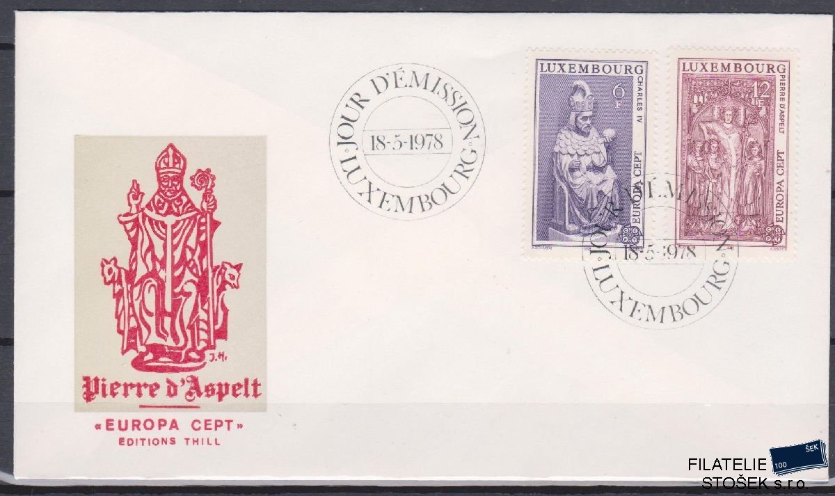 Lucembursko celistvosti Mi 967-68 FDC