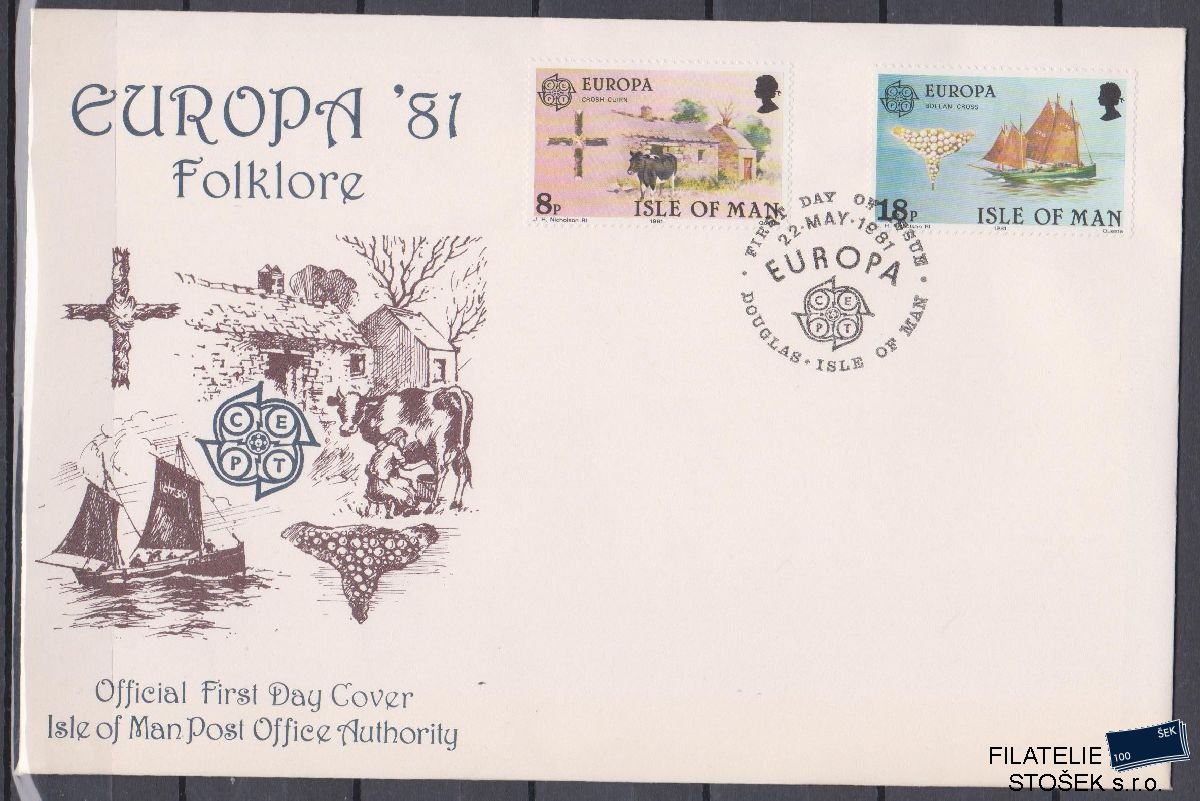 Isle of Man celistvosti Mi 187-88 FDC