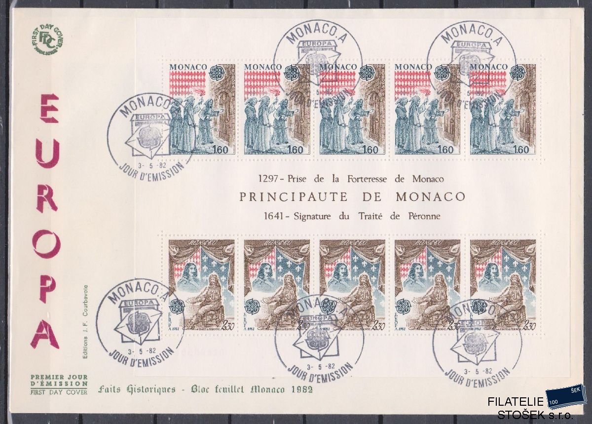 Monako celistvosti Mi 1526-27 FDC KL