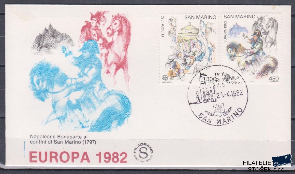 San Marino celistvosti Mi 1249-50 FDC