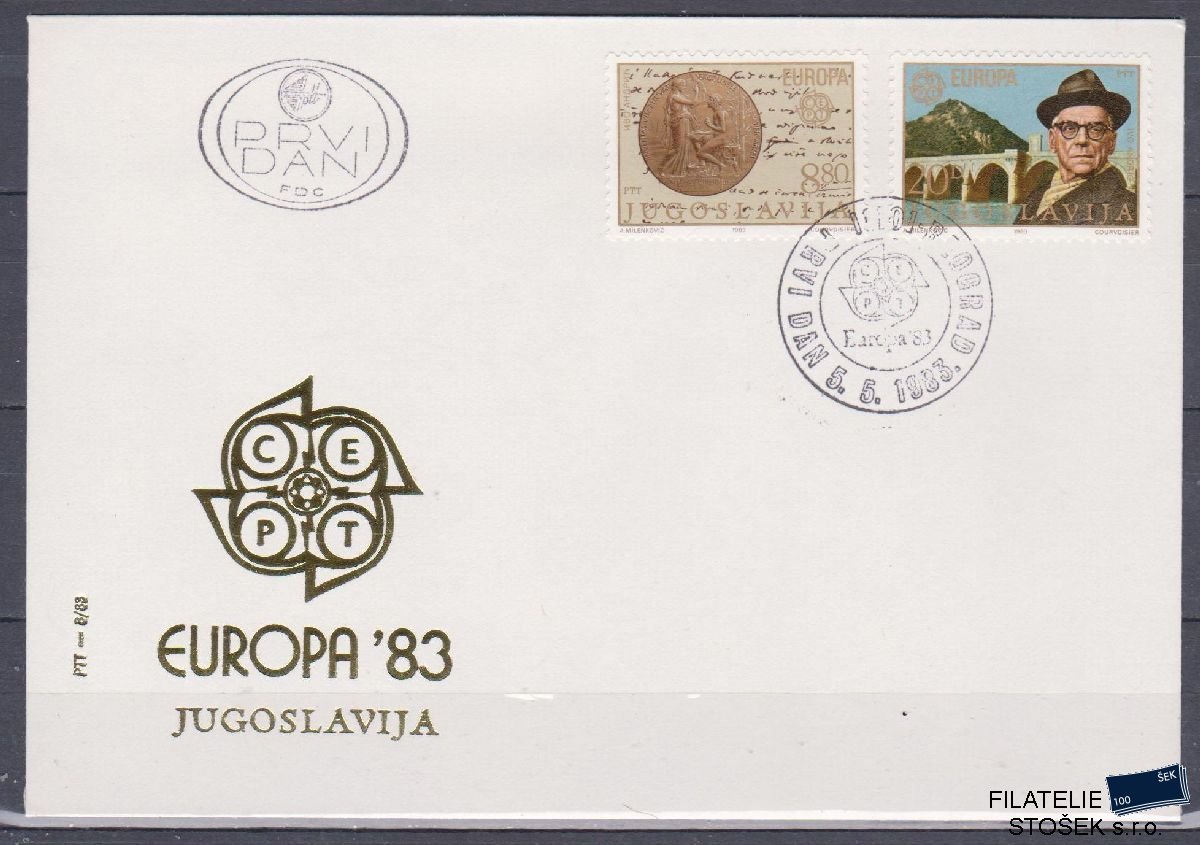 Jugoslávie celistvosti Mi 1984-85 FDC