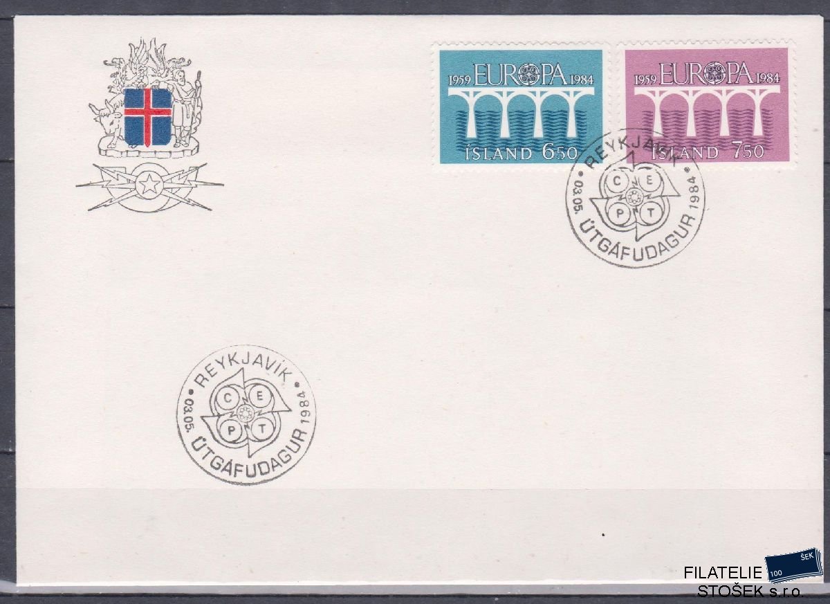 Island celistvosti Mi 614-15 FDC